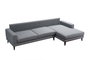 Atelier Del Sofa Sofá Cama Esquinero Derecho Nordic Corner L3+Chl Gris Oscuro 303x160 cm